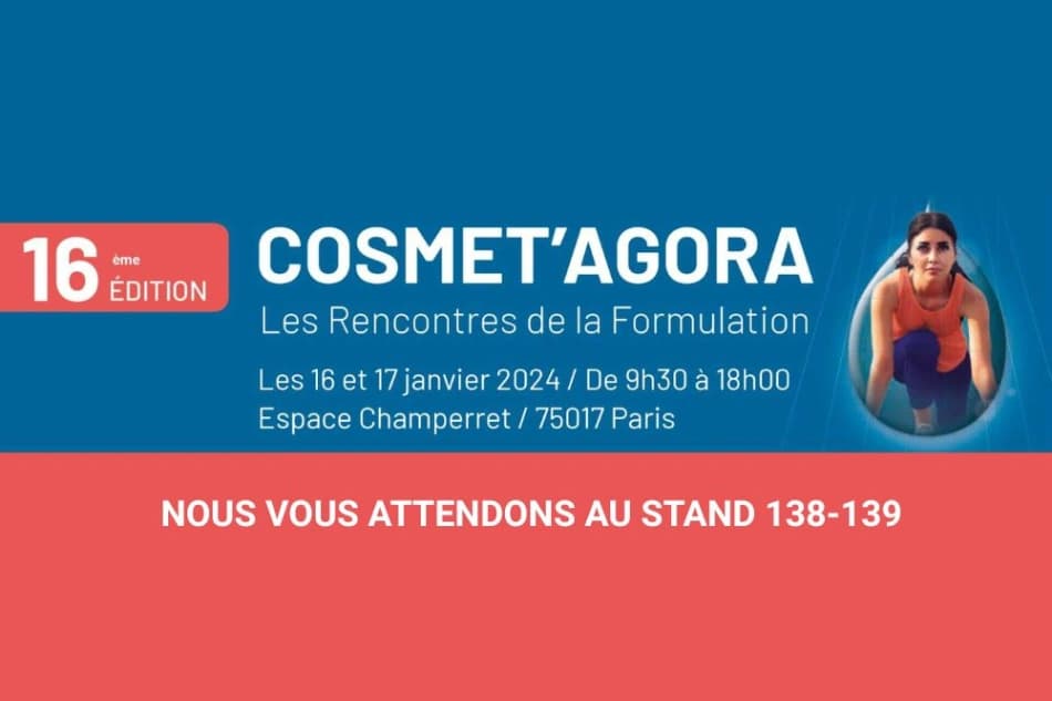 IES Ingredients présente ses actifs cosmétiques sport au Cosmet'Agora 2024